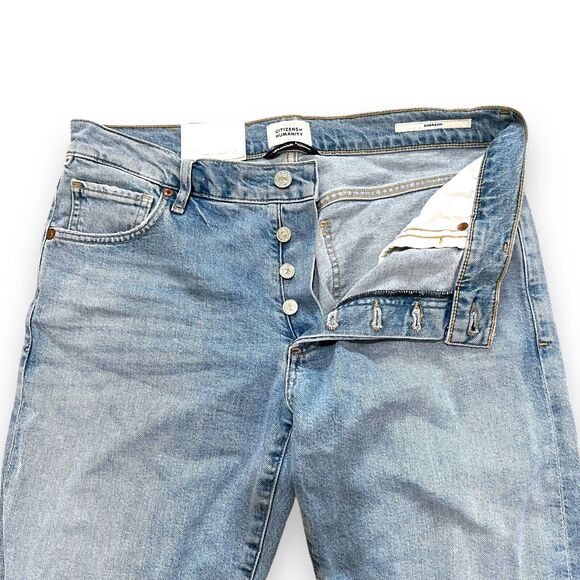 NWT Citizens Of Humanity Emerson Slim Boyfriend Jeans in Sugarcoat Size 27 $228 - Picture 4 of 9